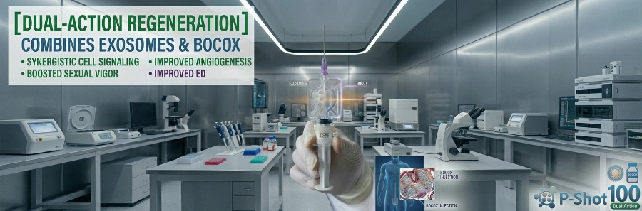 P-Shot 100 treatment in progress at Ovation Med Spa